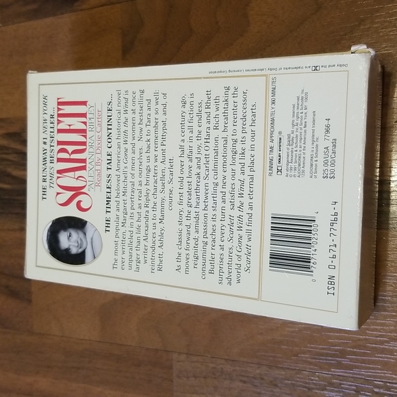 Scarlett The Sequel to Gone With the Wind Simon & Schuster Audio Book Cassettes - Picture 3 of 9